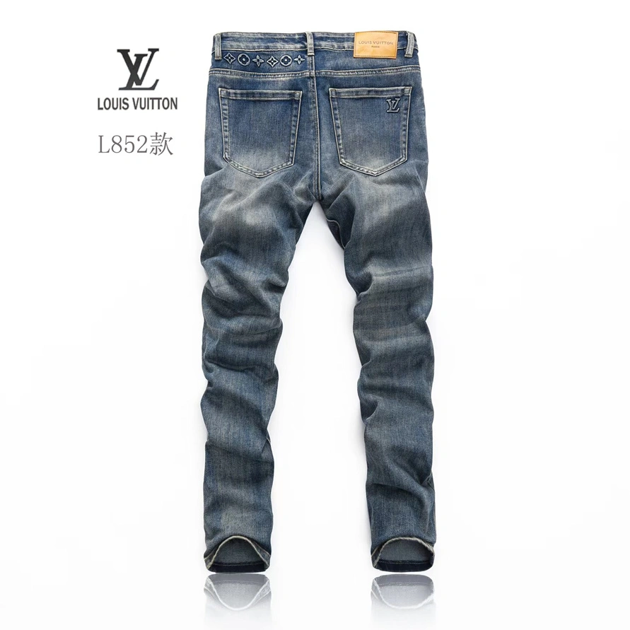 Louis Vuitton LV Jeans For Men Breathable 5325