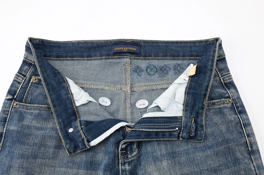 Louis Vuitton LV Jeans For Men Breathable 5325
