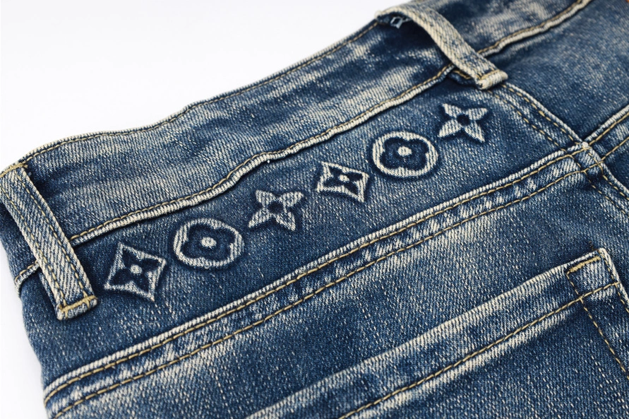 Louis Vuitton LV Jeans For Men Breathable 5325