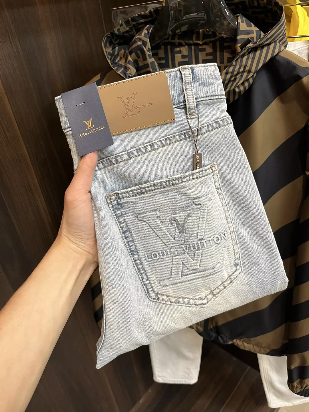 Louis Vuitton LV Jeans For Men Comfortable 1492