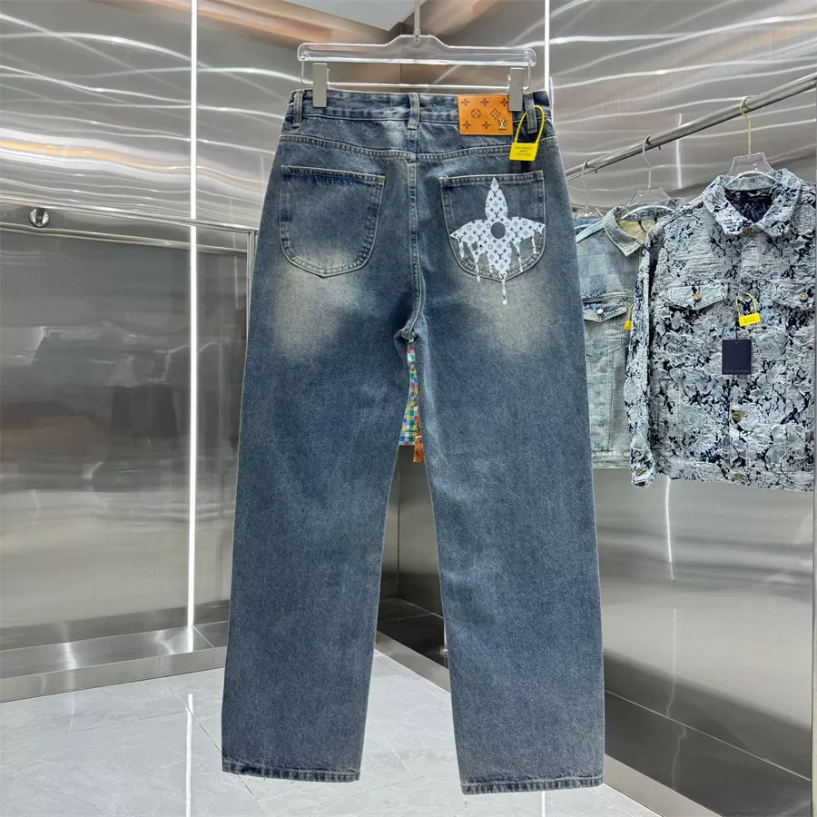 Louis Vuitton LV Jeans For Men Comfortable 3551