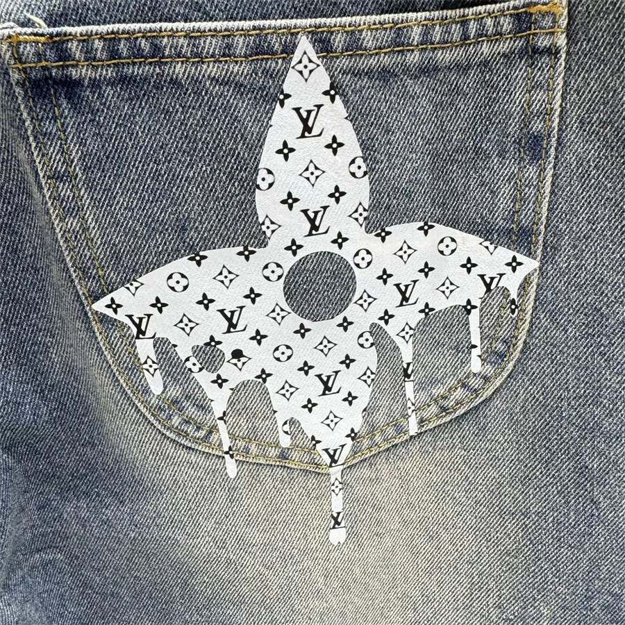 Louis Vuitton LV Jeans For Men Comfortable 3551