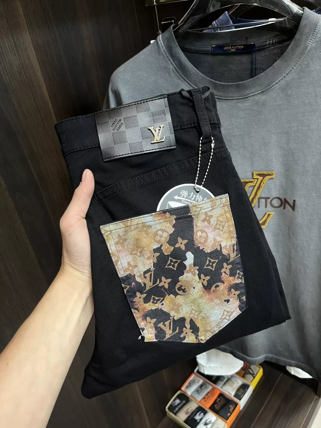Louis Vuitton LV Jeans For Men Durable 625
