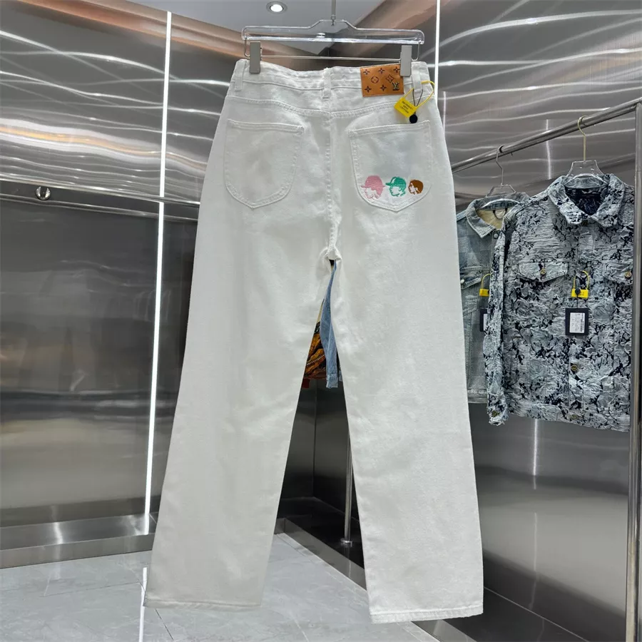 Louis Vuitton LV Jeans For Men Durable 9950