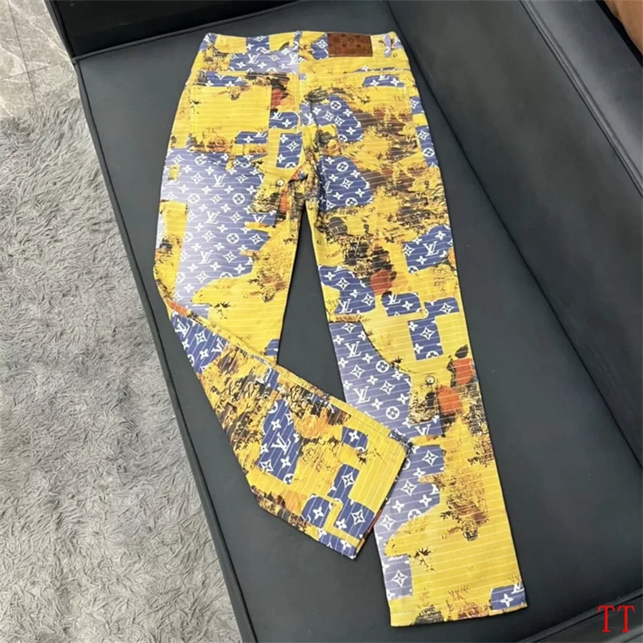Louis Vuitton LV Jeans For Men Functional 9368