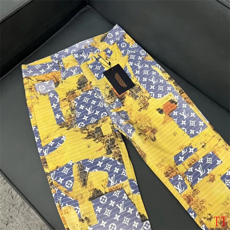 Louis Vuitton LV Jeans For Men Functional 9368