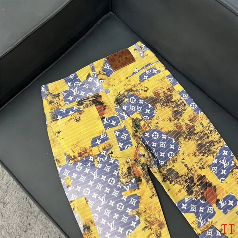 Louis Vuitton LV Jeans For Men Functional 9368