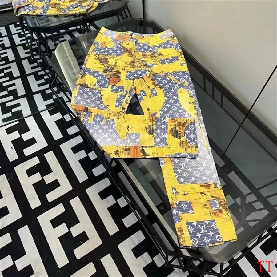 Louis Vuitton LV Jeans For Men Functional 9368