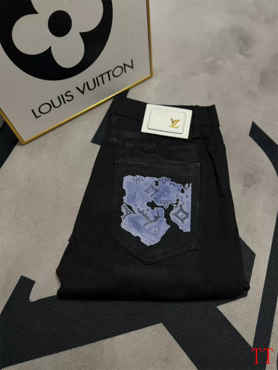 Louis Vuitton LV Jeans For Men GoodFit 9658