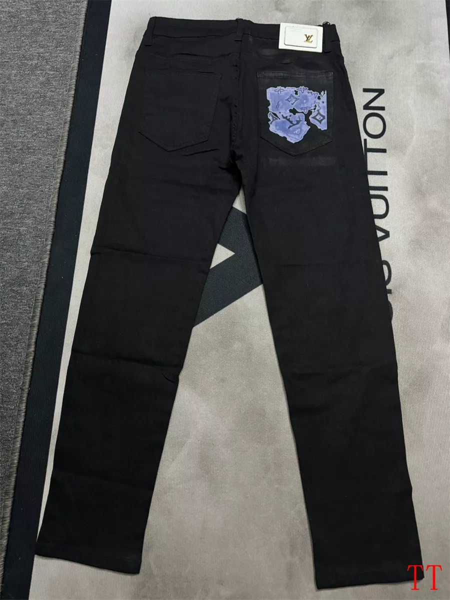 Louis Vuitton LV Jeans For Men GoodFit 9658