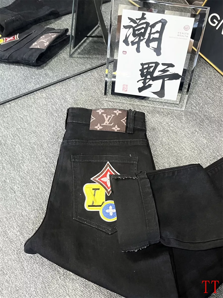 Louis Vuitton LV Jeans For Men Popular 3153