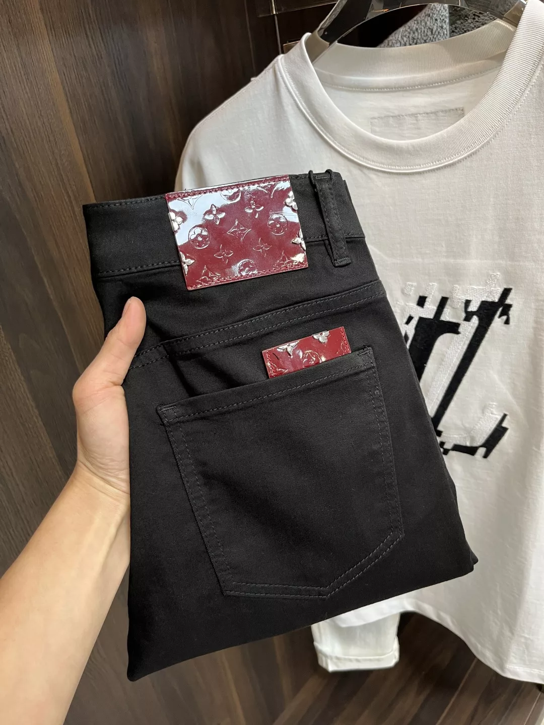 Louis Vuitton LV Jeans For Men Popular 4418