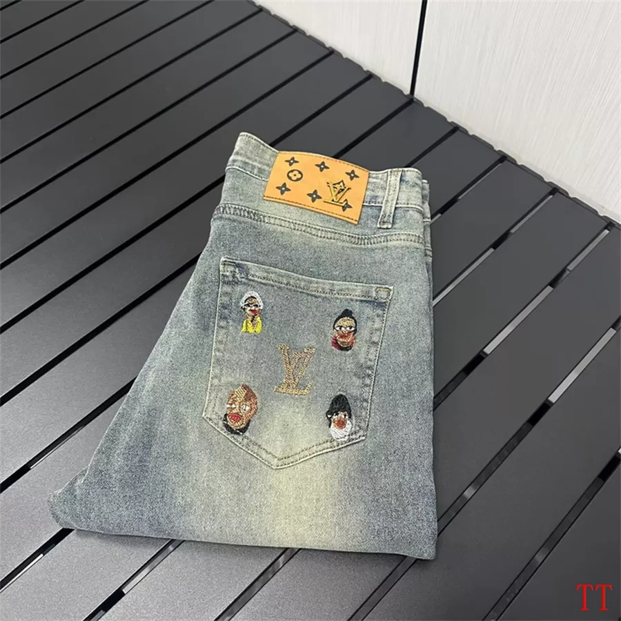 Louis Vuitton LV Jeans For Men Practical 4961