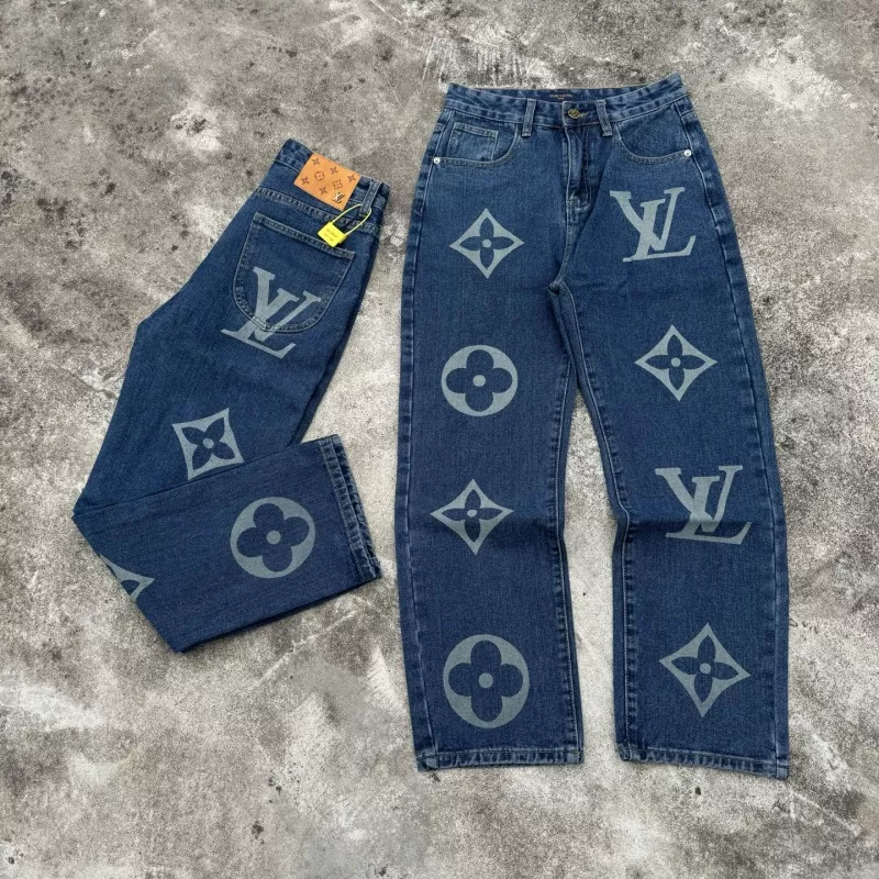 Louis Vuitton LV Jeans For Men Practical 9864
