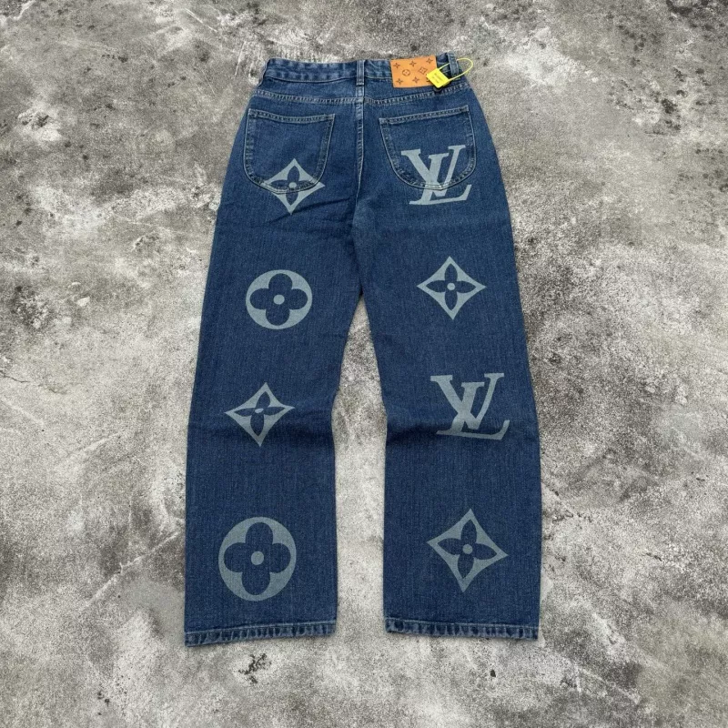 Louis Vuitton LV Jeans For Men Practical 9864