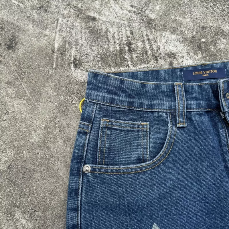 Louis Vuitton LV Jeans For Men Practical 9864