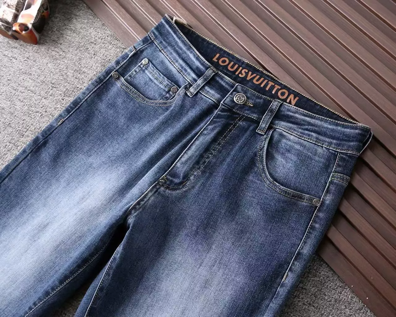 Louis Vuitton LV Jeans For Men Refined 374