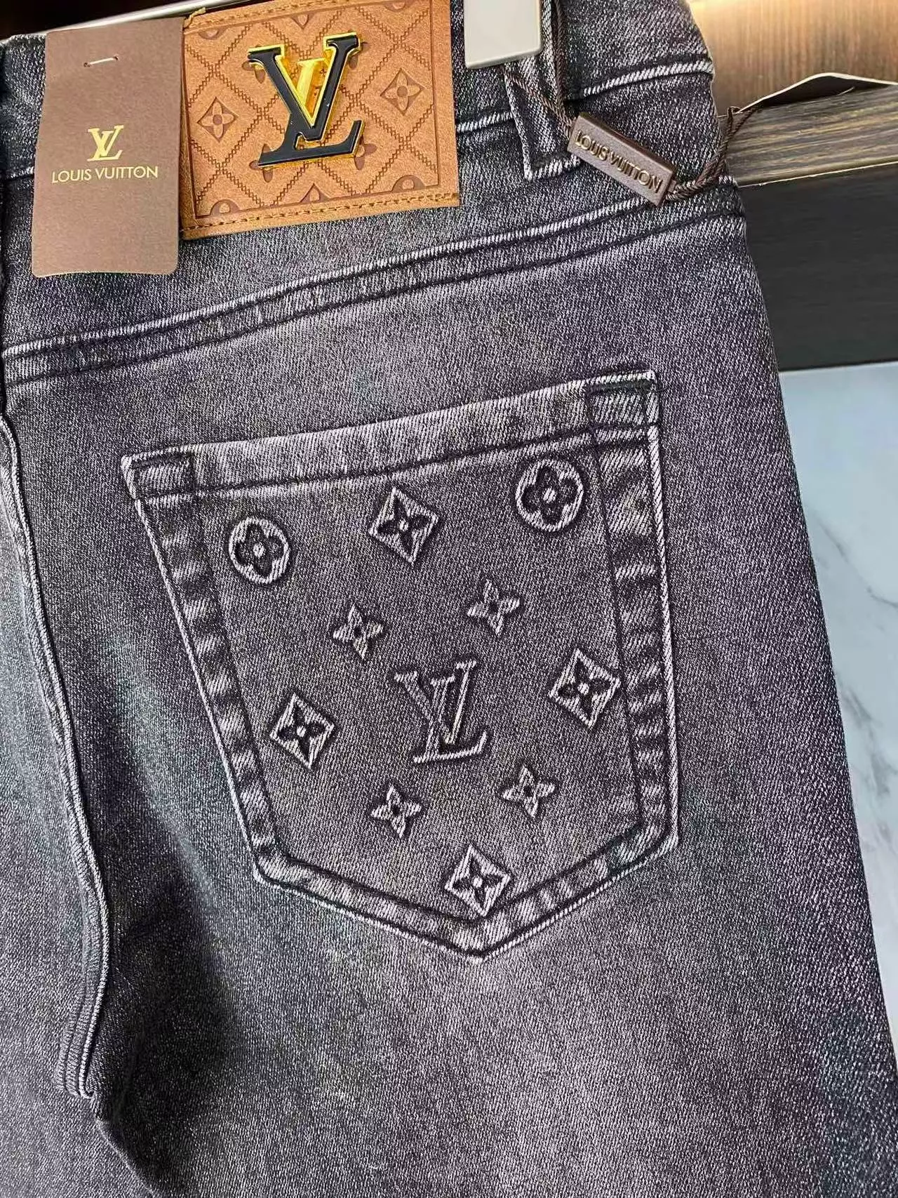 Louis Vuitton LV Jeans For Men Sleek 1262