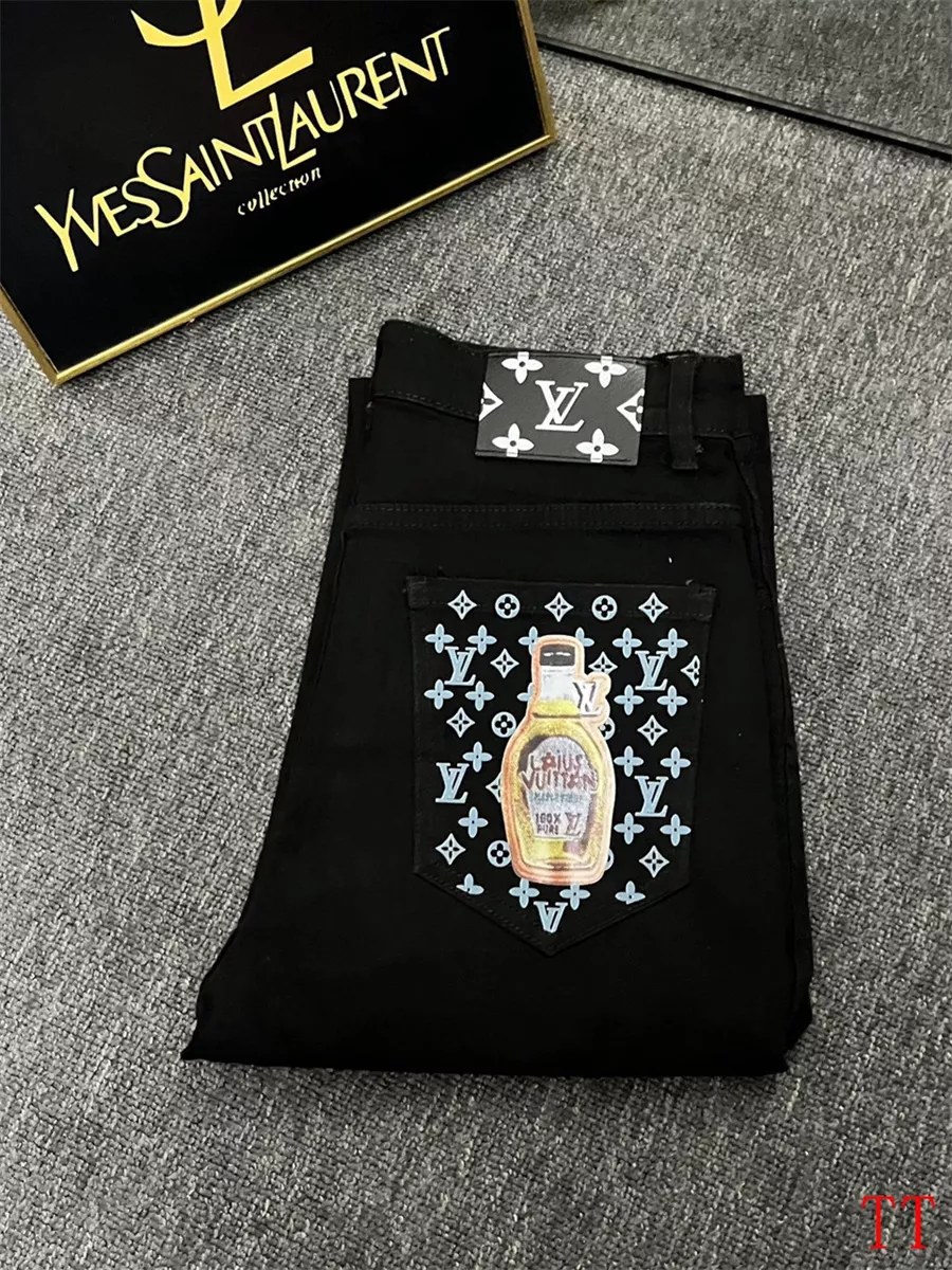 Louis Vuitton LV Jeans For Men Sleek 6476