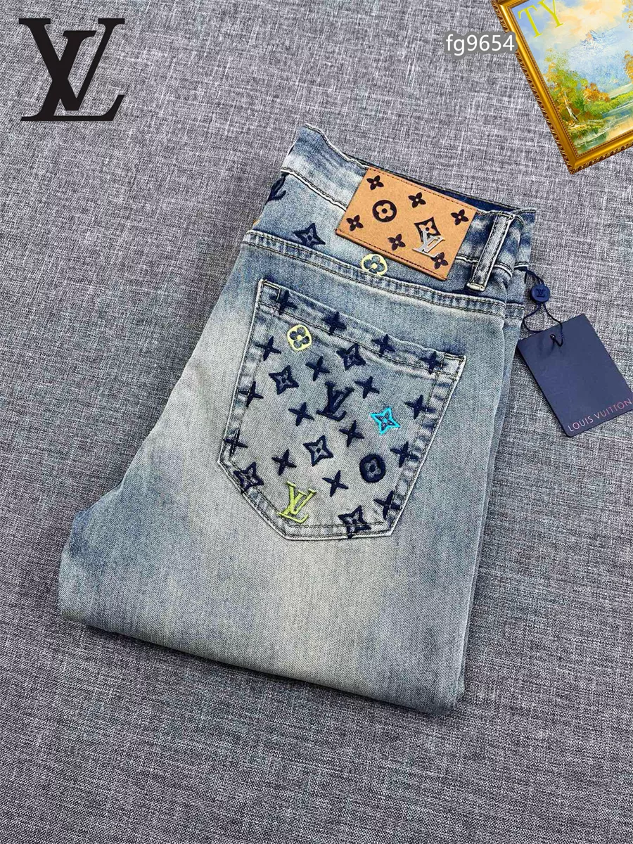 Louis Vuitton LV Jeans For Men SmartChoice 9597