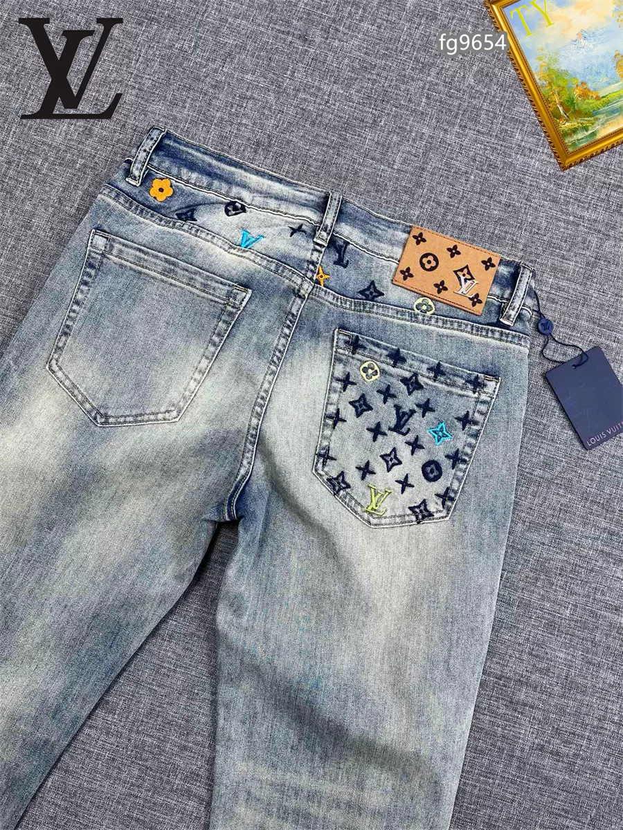 Louis Vuitton LV Jeans For Men SmartChoice 9597