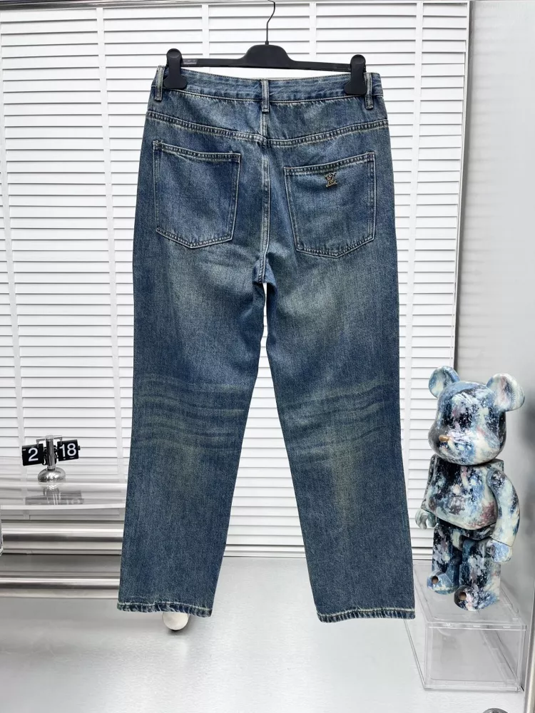 Louis Vuitton LV Jeans For Men Sophisticated 1622