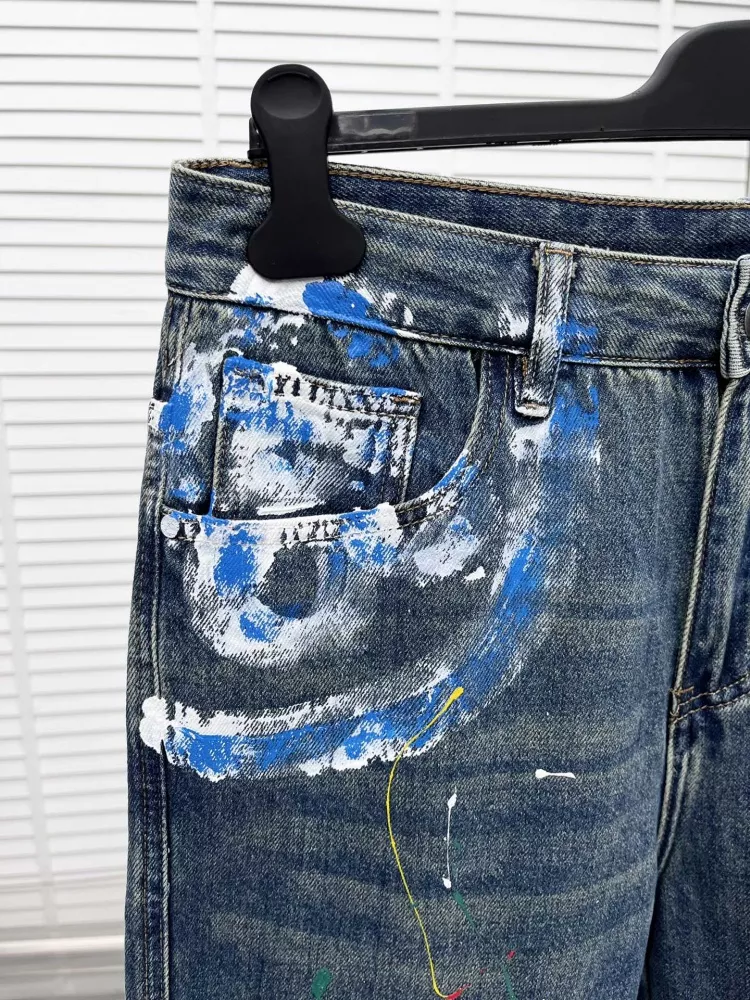 Louis Vuitton LV Jeans For Men Sophisticated 1622