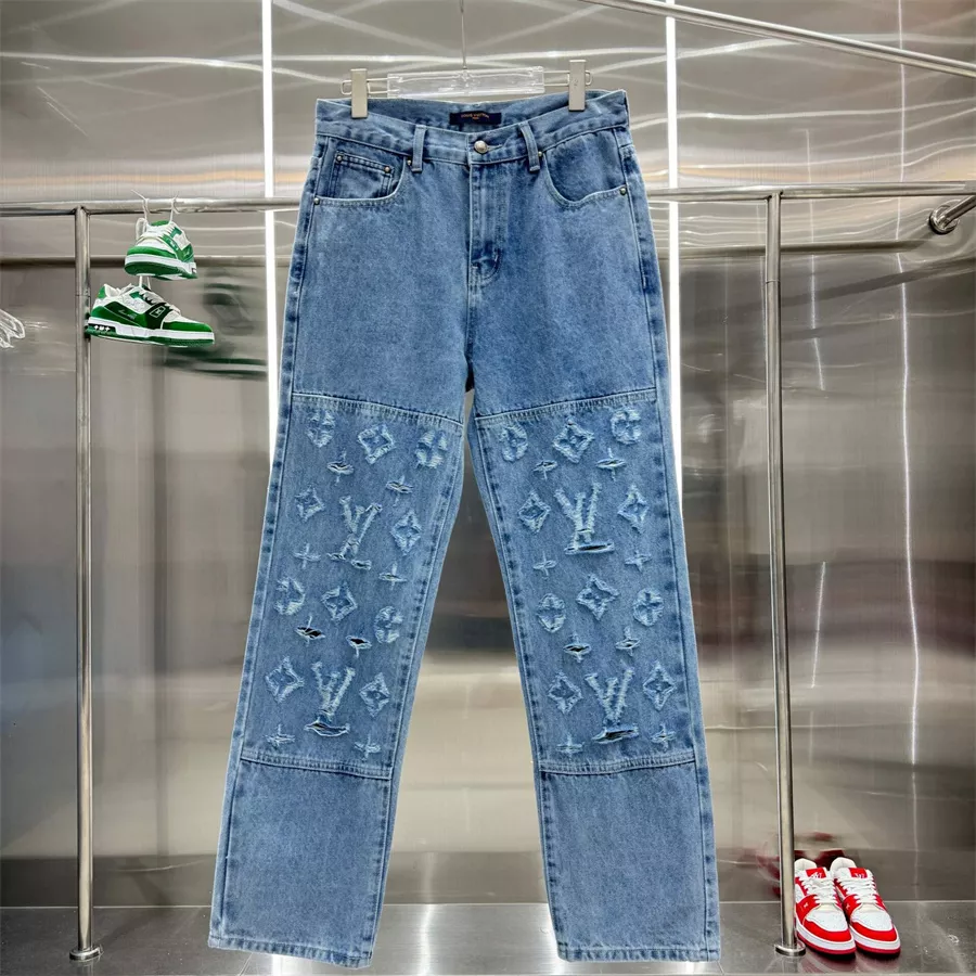 Louis Vuitton LV Jeans For Men Sophisticated 3091