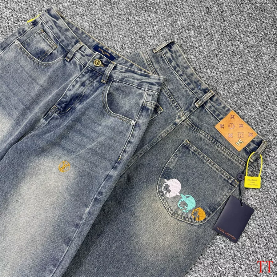 Louis Vuitton LV Jeans For Men Sophisticated 7161