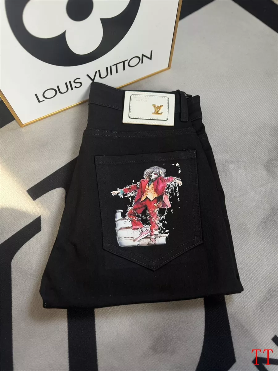 Louis Vuitton LV Jeans For Men Sophisticated 9535