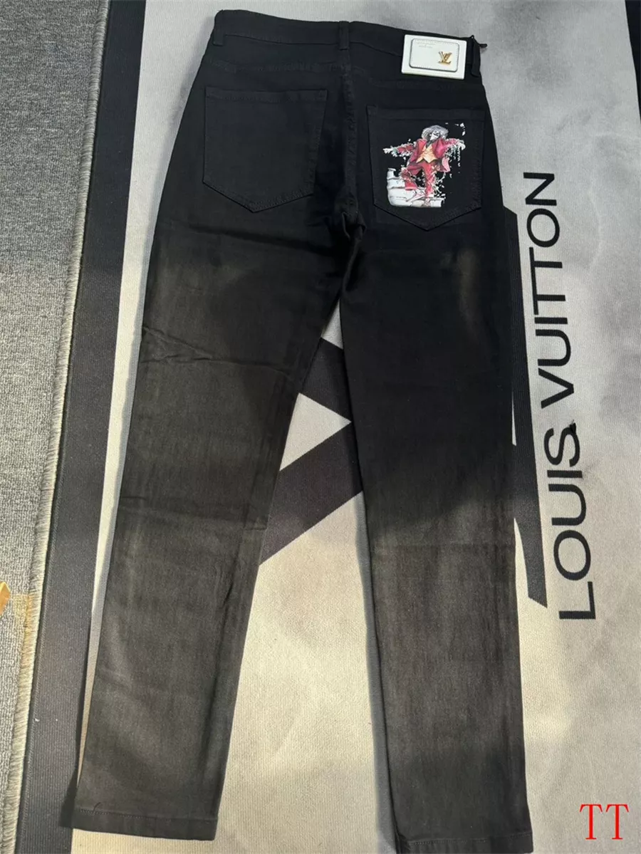 Louis Vuitton LV Jeans For Men Sophisticated 9535