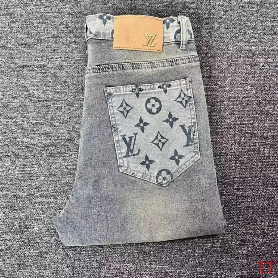 Louis Vuitton LV Jeans For Men Sophisticated 9566