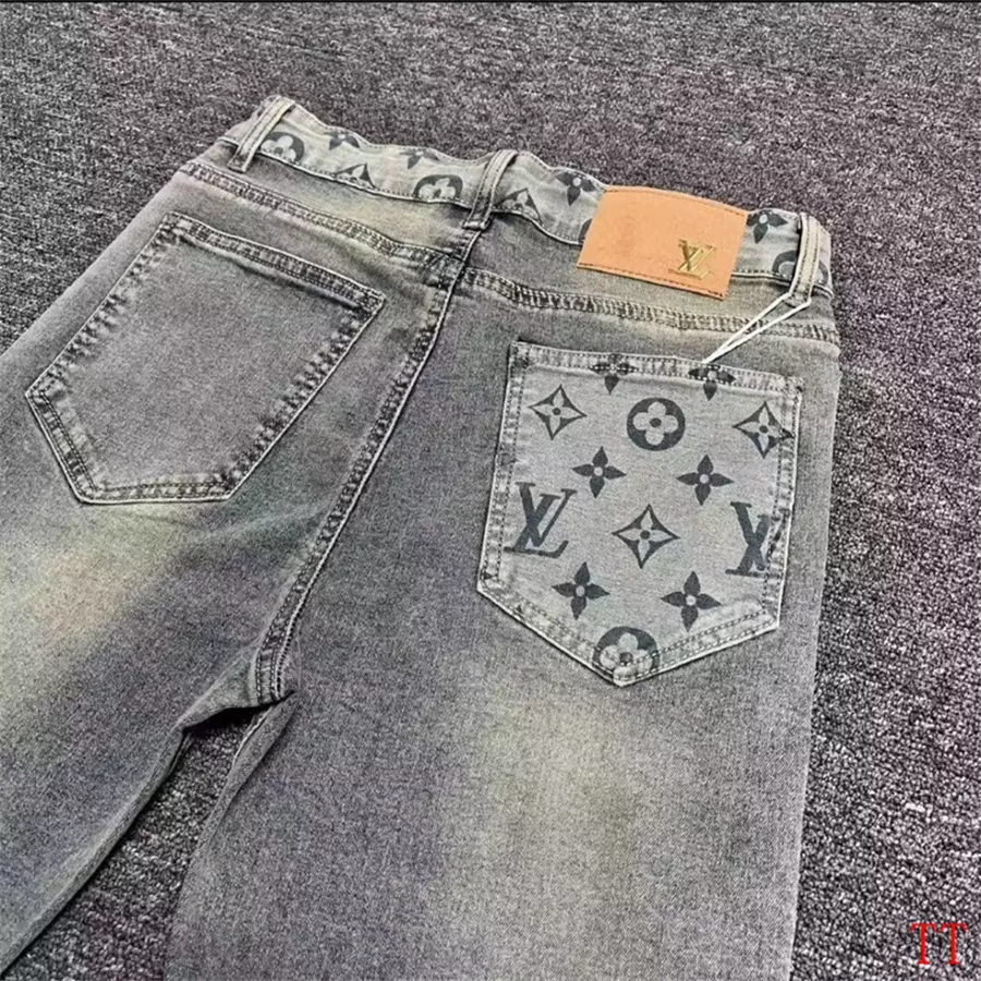 Louis Vuitton LV Jeans For Men Sophisticated 9566