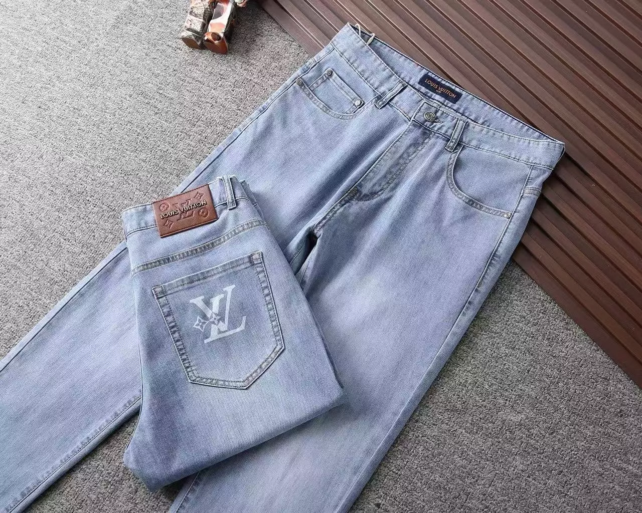 Louis Vuitton LV Jeans For Men StreetReady 549