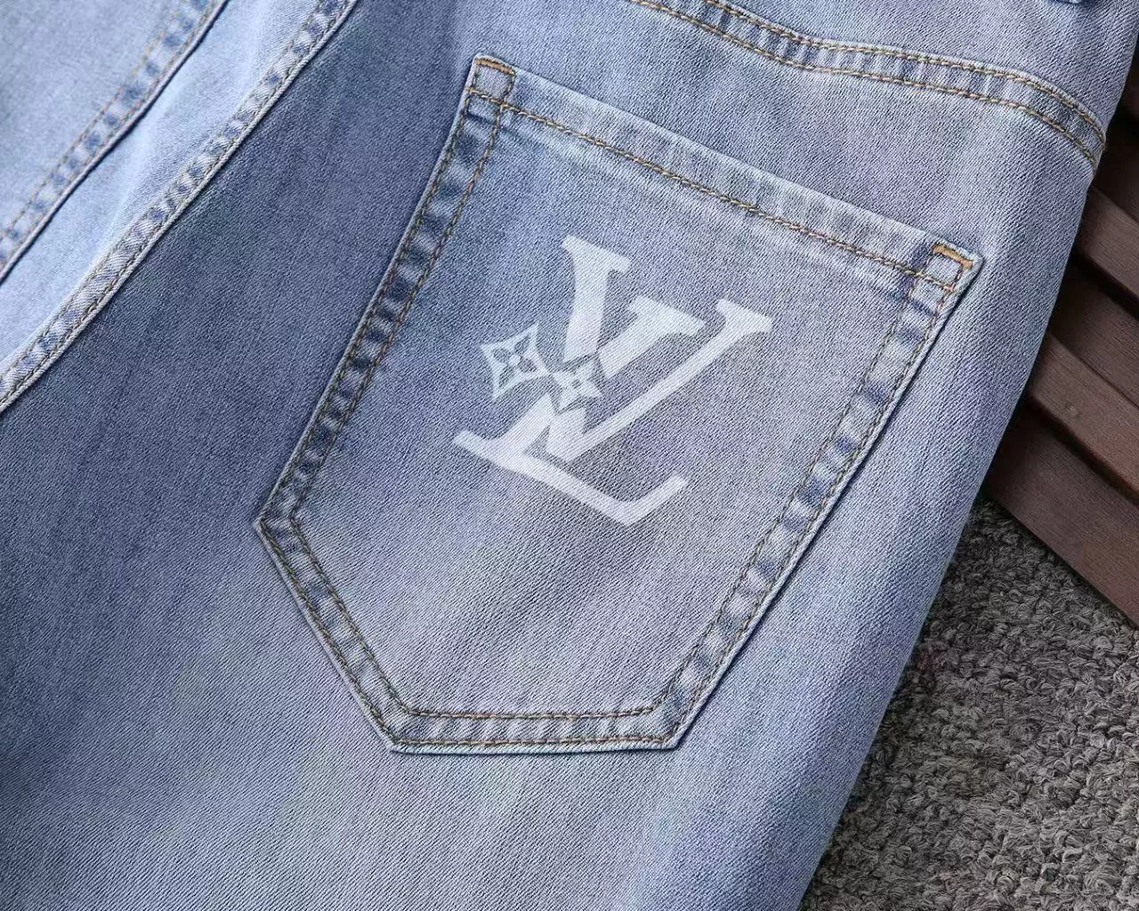 Louis Vuitton LV Jeans For Men StreetReady 549