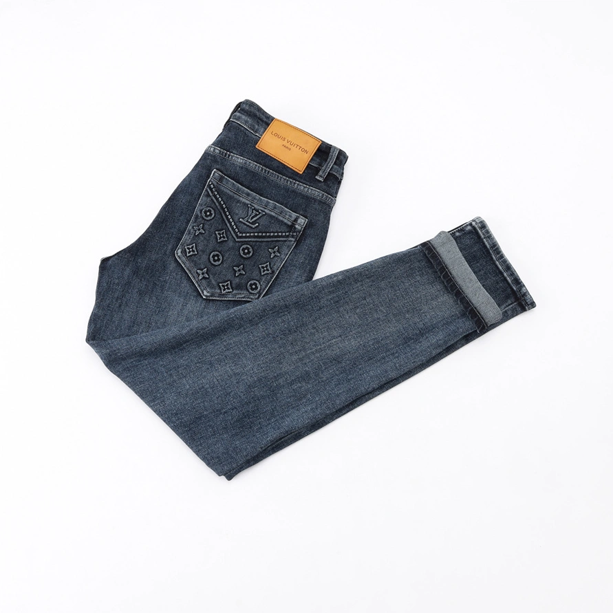 Louis Vuitton LV Jeans For Men Stylish 1734
