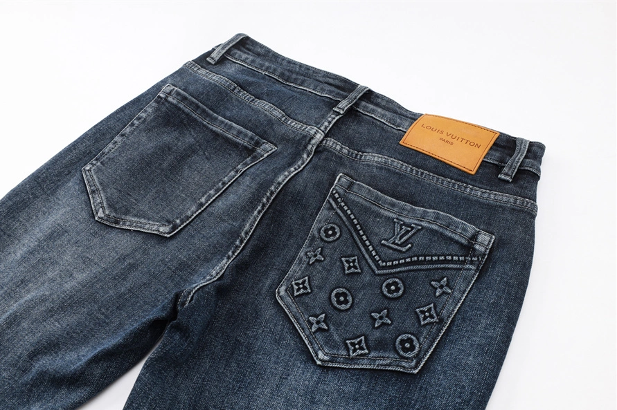 Louis Vuitton LV Jeans For Men Stylish 1734