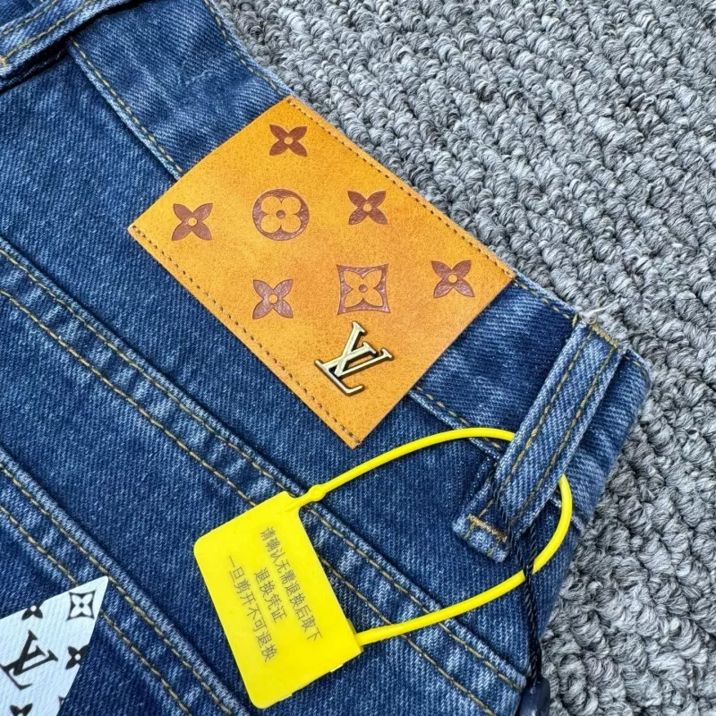 Louis Vuitton LV Jeans For Men Stylish 9657