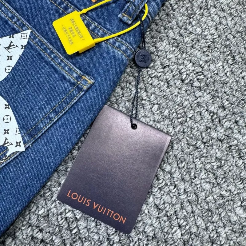 Louis Vuitton LV Jeans For Men Stylish 9657