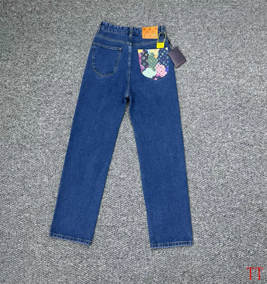 Louis Vuitton LV Jeans For Men Trendsetting 3863