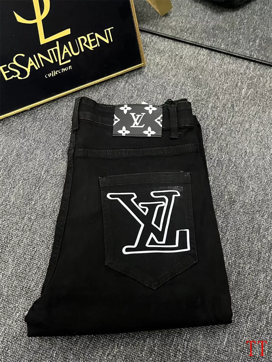 Louis Vuitton LV Jeans For Men Trendsetting 5149