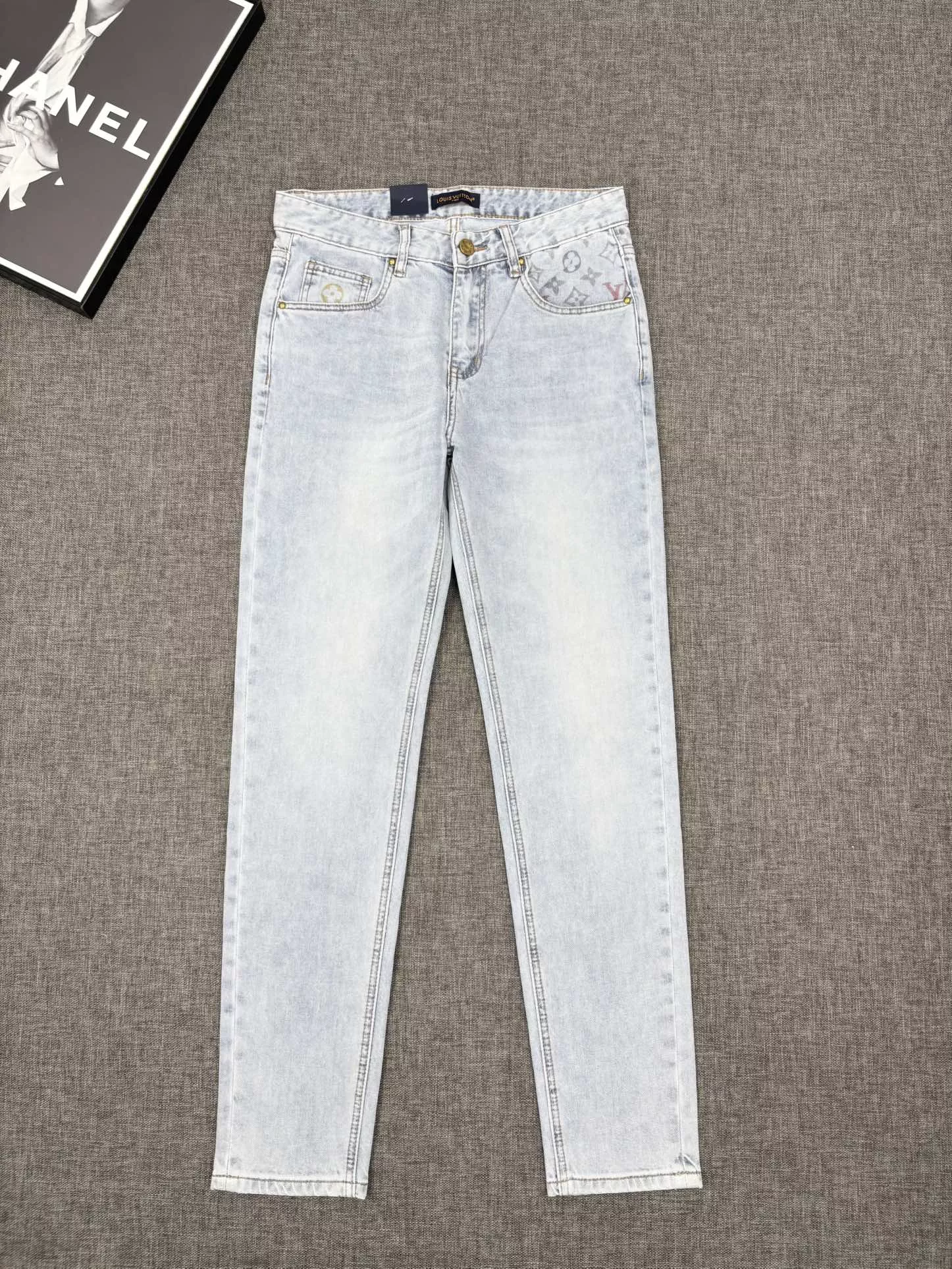 Louis Vuitton LV Jeans For Men Trendy 7262