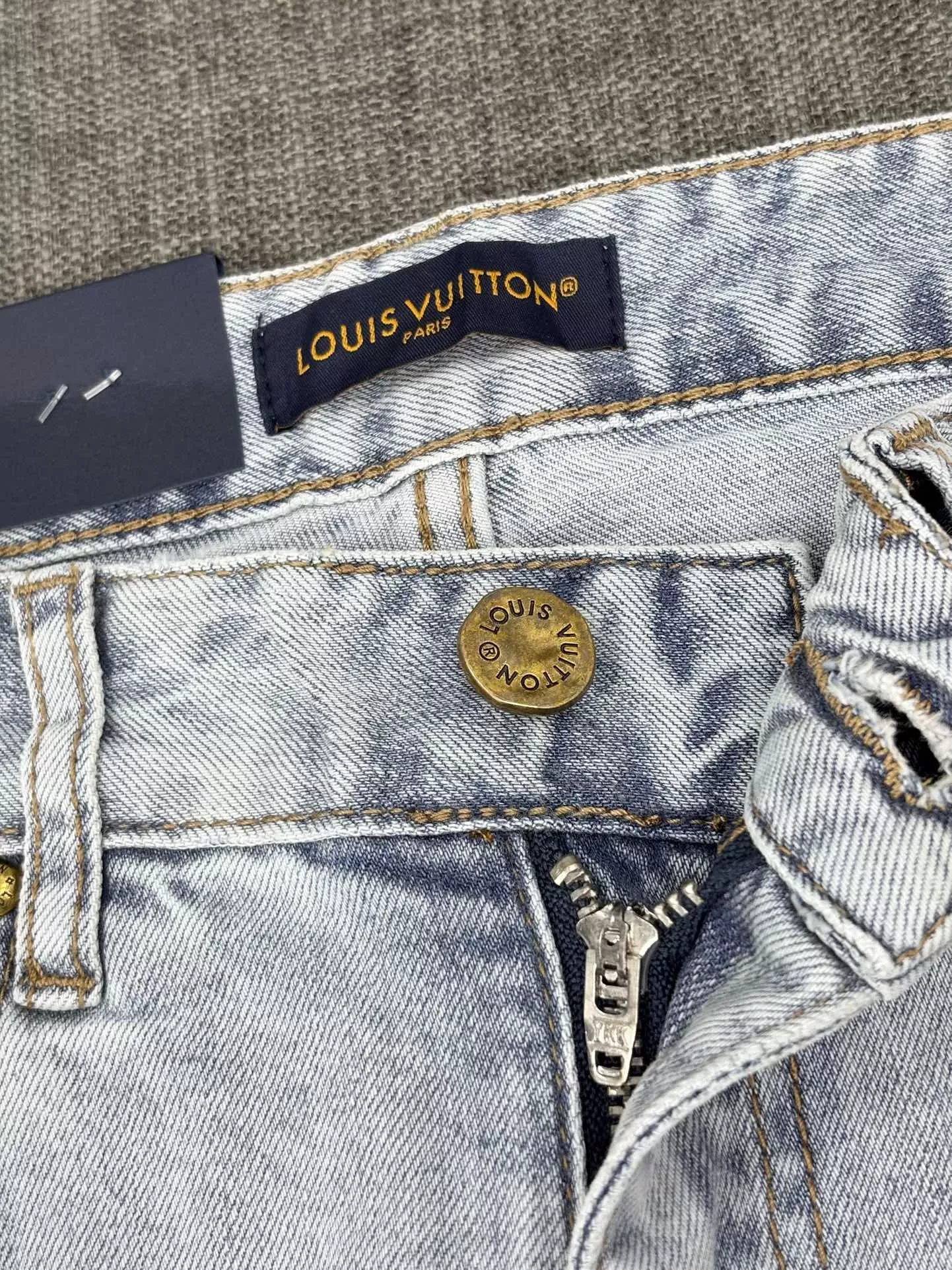 Louis Vuitton LV Jeans For Men Trendy 7262