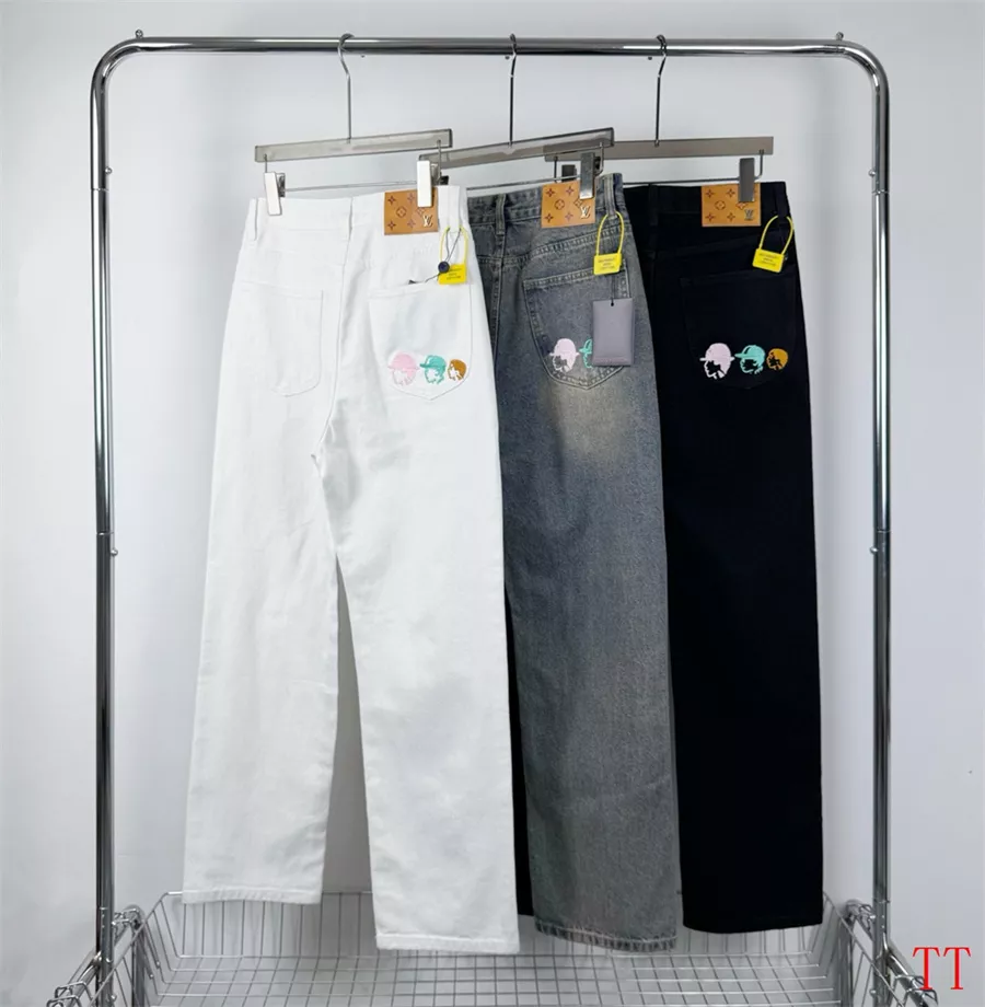 Louis Vuitton LV Jeans For Men Unique 2091