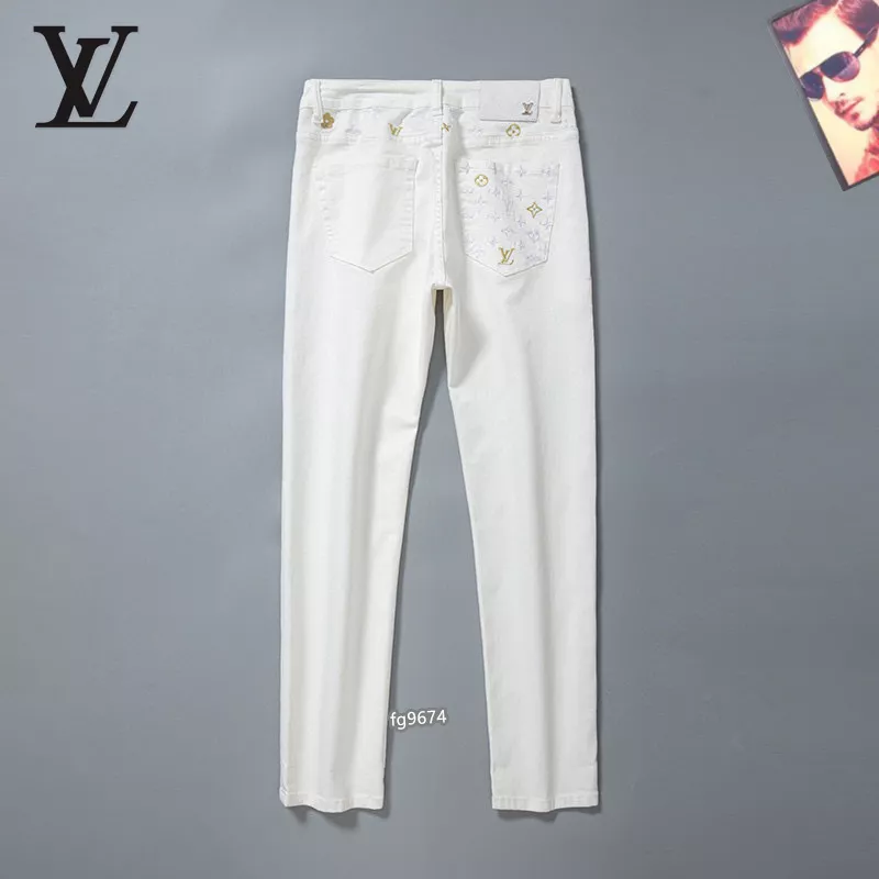 Louis Vuitton LV Jeans For Men Vibrant 1749