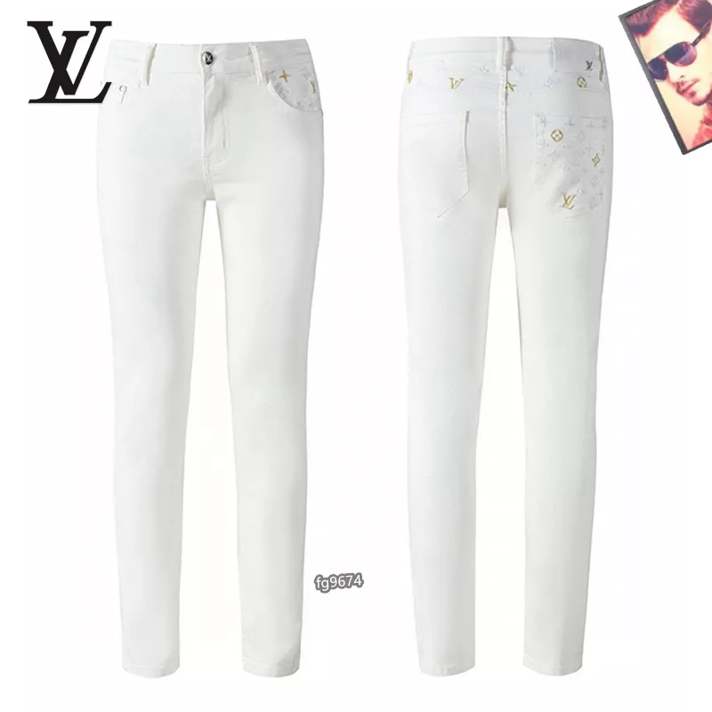 Louis Vuitton LV Jeans For Men Vibrant 1749