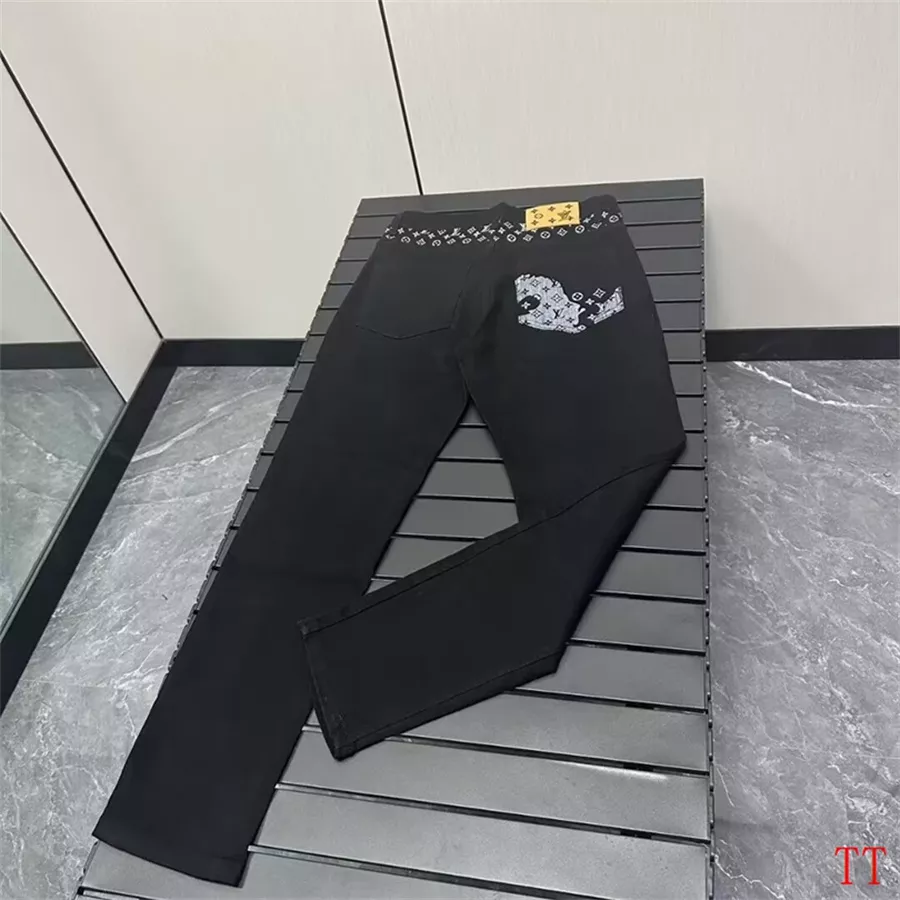 Louis Vuitton LV Jeans For Men Vibrant 3769
