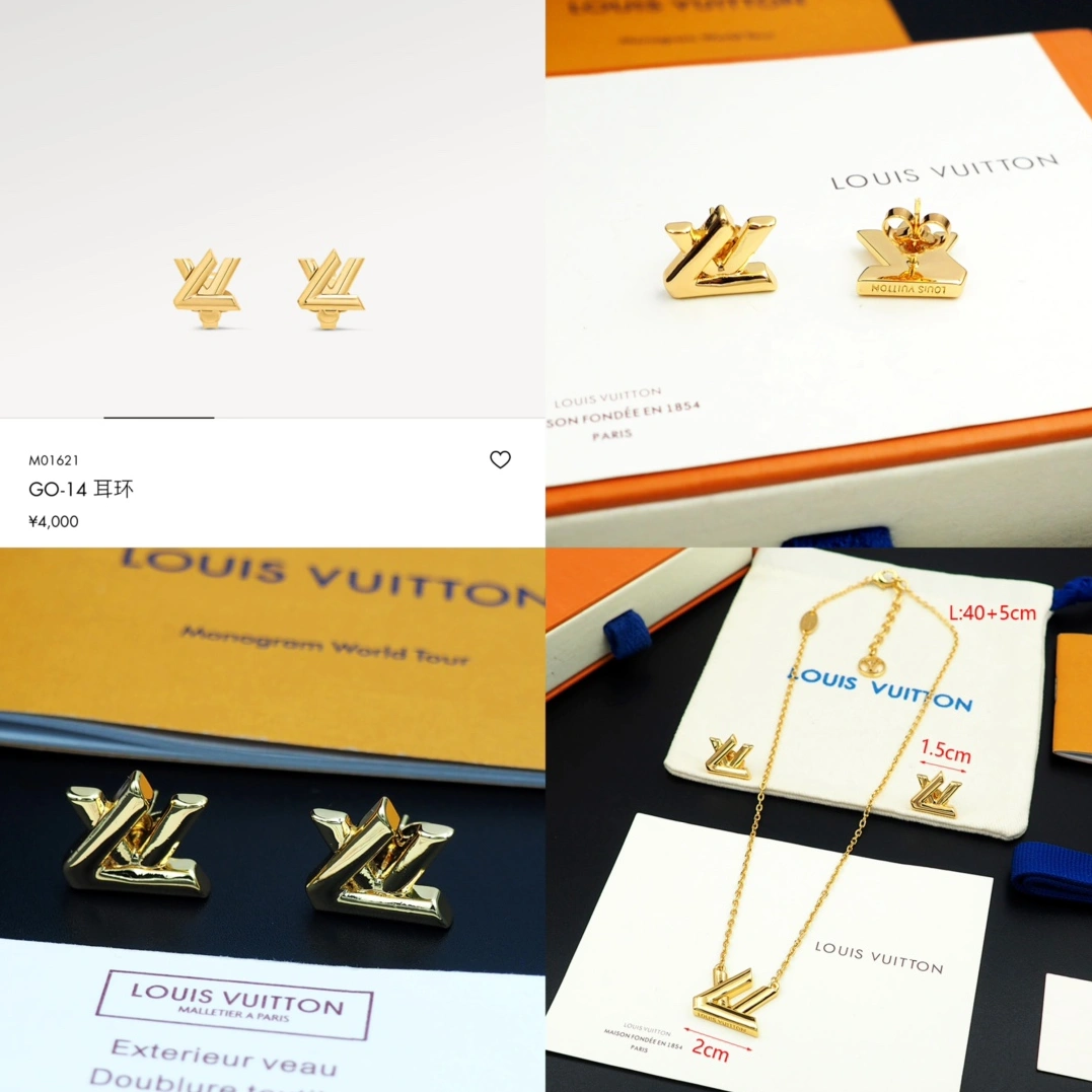 Louis Vuitton LV Jewelry Set For Women Versatile 263
