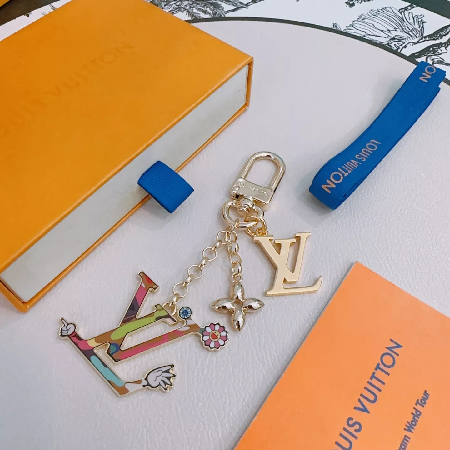 Louis Vuitton LV Key Holder And Bag Buckle Popular 7642