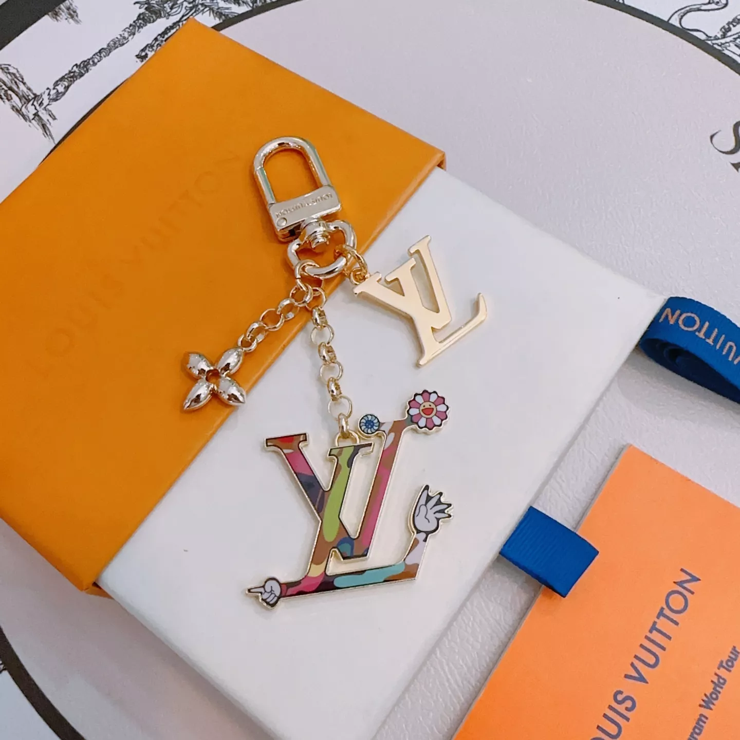 Louis Vuitton LV Key Holder And Bag Buckle Popular 7642